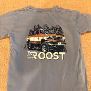 Roost Kids Truck Graphic Tee - Blue
